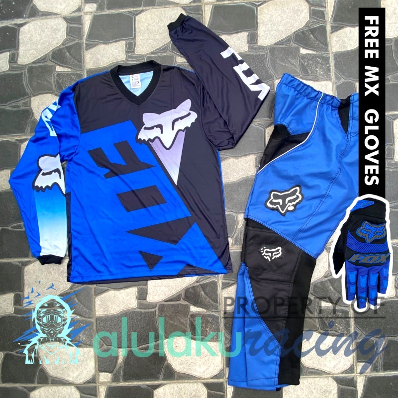 Jersey &amp; Celana MX Trail Motocross - Paket Bundling FOCT0607-F46