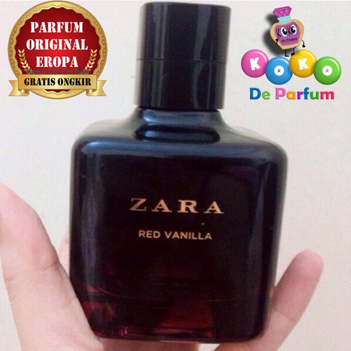 Parfume Ori Eropa Zara Woman Red Vanilla 100 Reject Parfum Original
