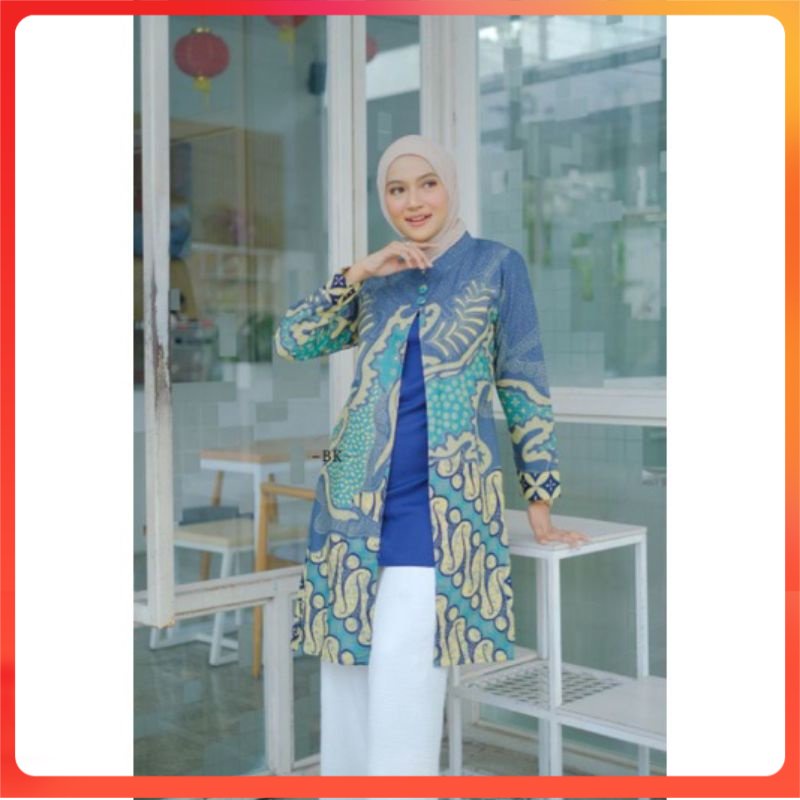 BAJU BATIK WANITA / BAJU DINAS WANITA / BAJU ADAT/BAJU KERJA WANITA  queenbutik