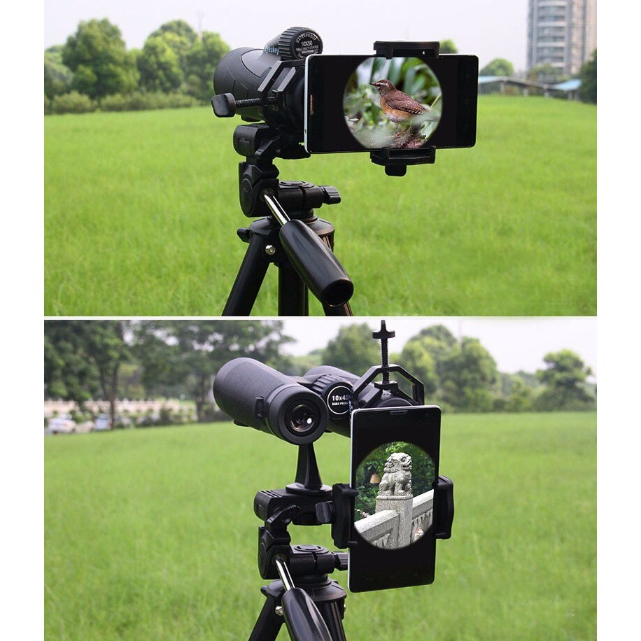 Smartphone Holder untuk Teropong Binocular Monocular Telescope - CM4 - Black