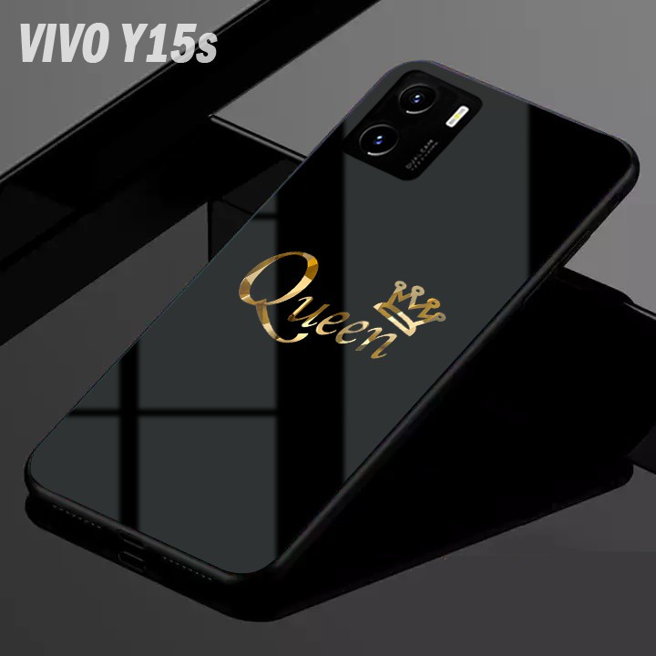 [G32] Softcase Kaca Vivo Y15S Y100 Y22 Y16 Y17S Kamera Proteksi - Softcase Kaca Vivo Y15S - Softcase