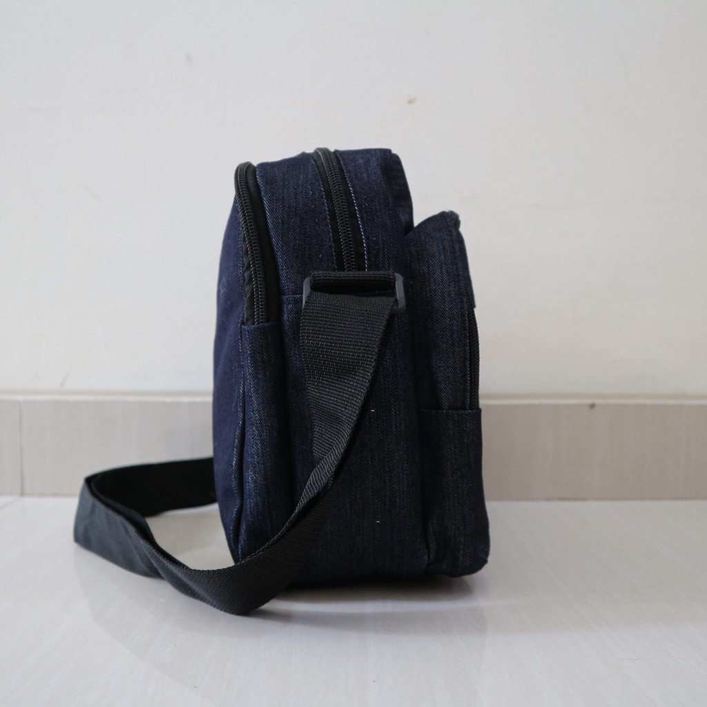 Jual Tas Selempang Slempang Slingbag Kanvas Distro Casual Pria