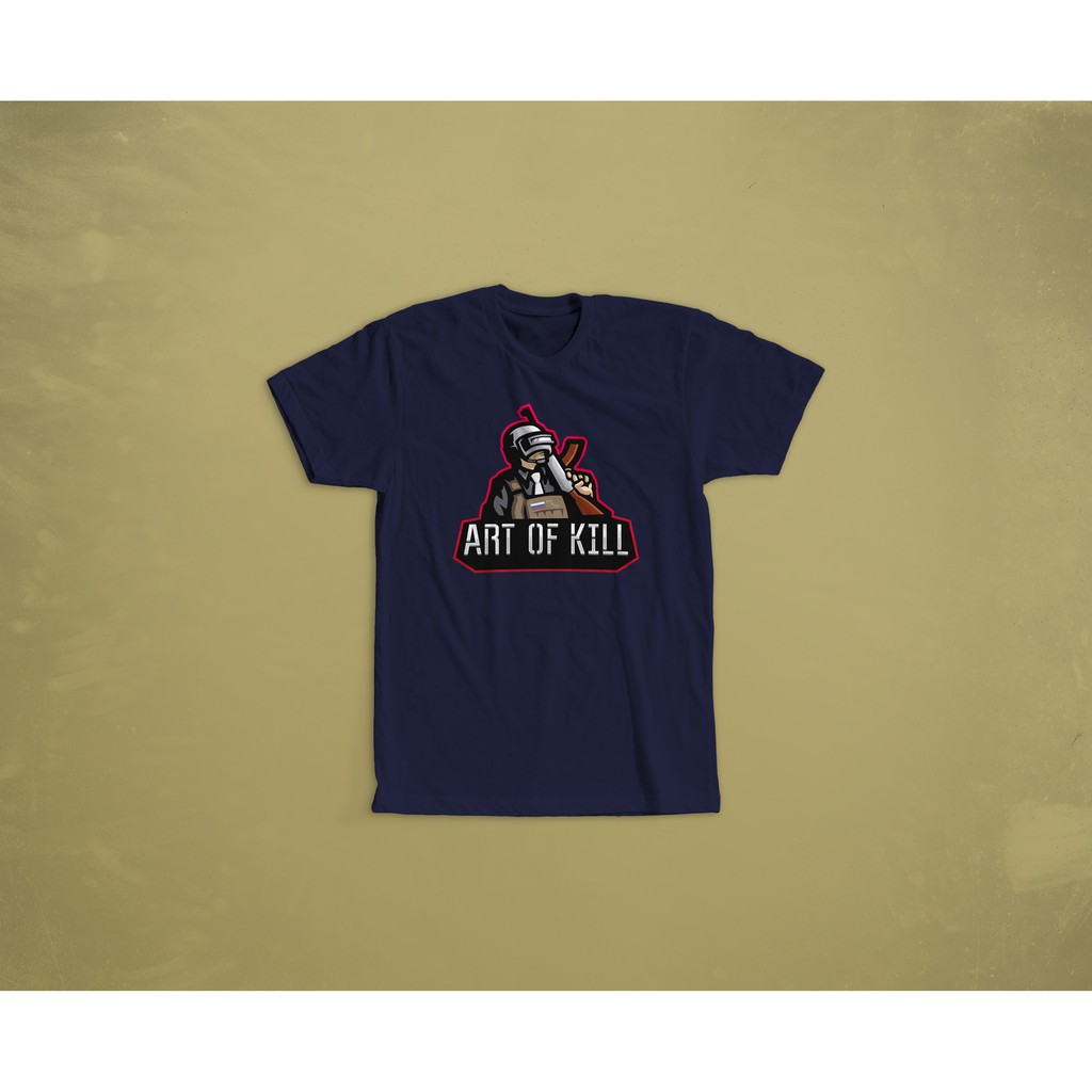 KAOS TSHIRT COMBED 30S PUBG ART OF KILL CHICKEN DINNER