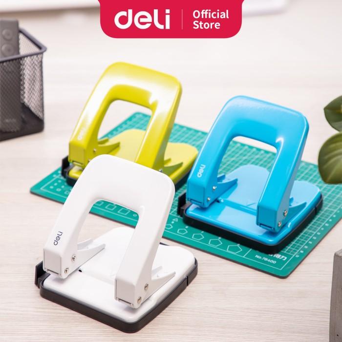 

Delia | Deli E0138 -Hole Punch/Pembolong Kertas-Metal Punch 35Sheets