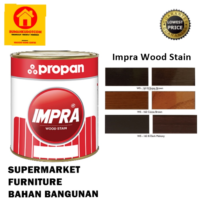 Jual CAT KAYU INTERIOR - CAT DEMPUL KAYU - IMPRA WOODSTAIN WS 162 ...