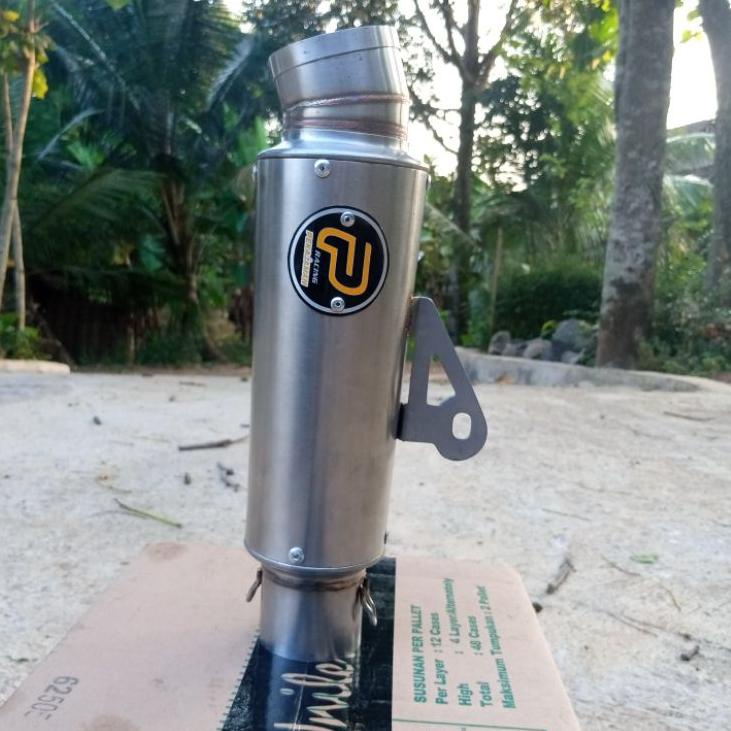 PVN46 Termurah terlaris slincer Knalpot racing pekajaman 20 cm inlet 50 mm Bukan Rcb rob1 proliner c