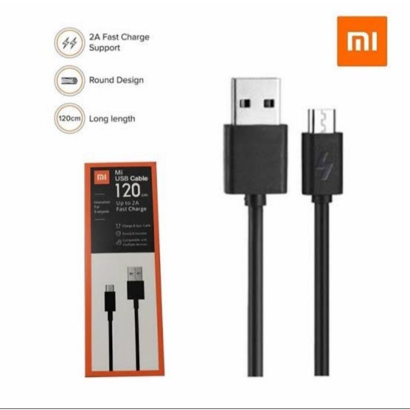 Kabel Data Kd Kabel Casan Cable Charger Xiaomi Micro Ori &amp; Xiaomi Type C Ori