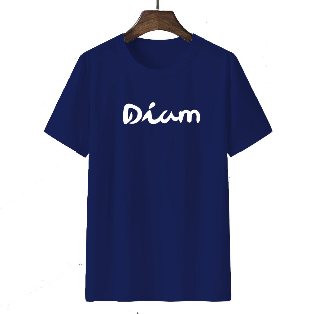 Tshirt Baju Kaos Distro Diam / Kaos Distro Pria Wanita