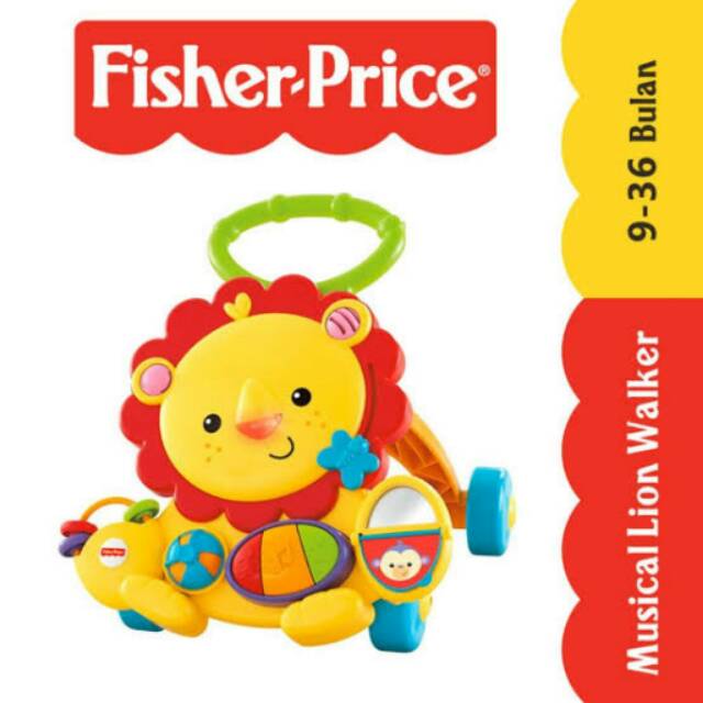 Pushwalker fisher price/Pushwalker lion/ Fisher price musical lion walker