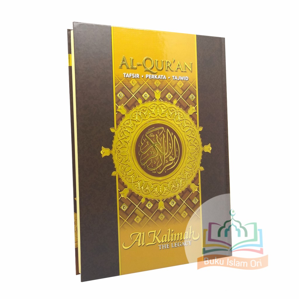 Al-Quran Al-Kalimah The Legacy Cover Kuning A4 HC Besar Tafsir Per Kata - PAH