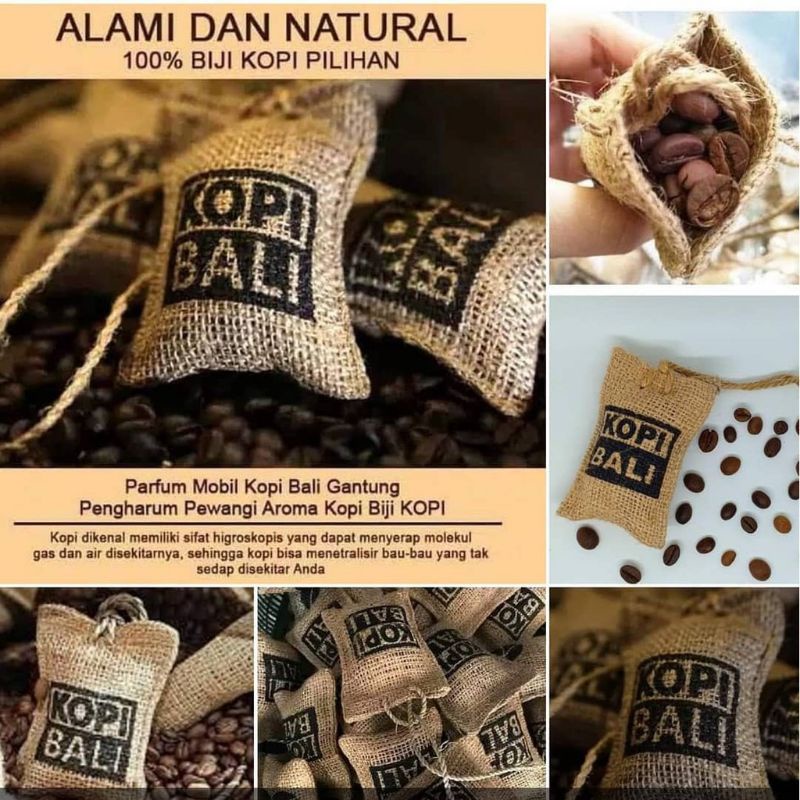 Pengaharum Mobil dan Ruangan Kopi Bali Original