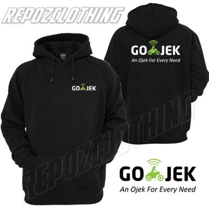 Jaket hoodie jumper gojek terbaru