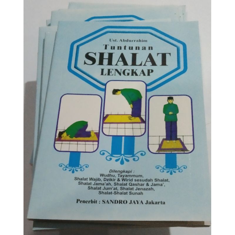 buku tuntunan sholat/buku panduan sholat