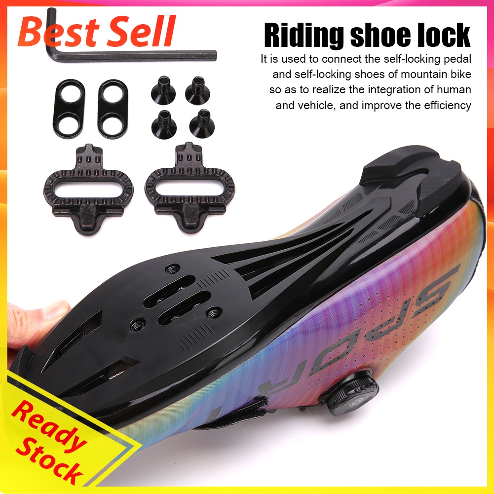 1 Set MTB Mountain Bike Pedal Cleats Cleat Racing Riding Cycling Equipment