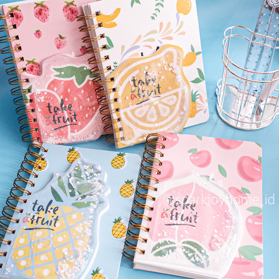 

Buku Diary buku catatan ring notebook note agenda kegiatan jurnal stationery fancy gift japan design