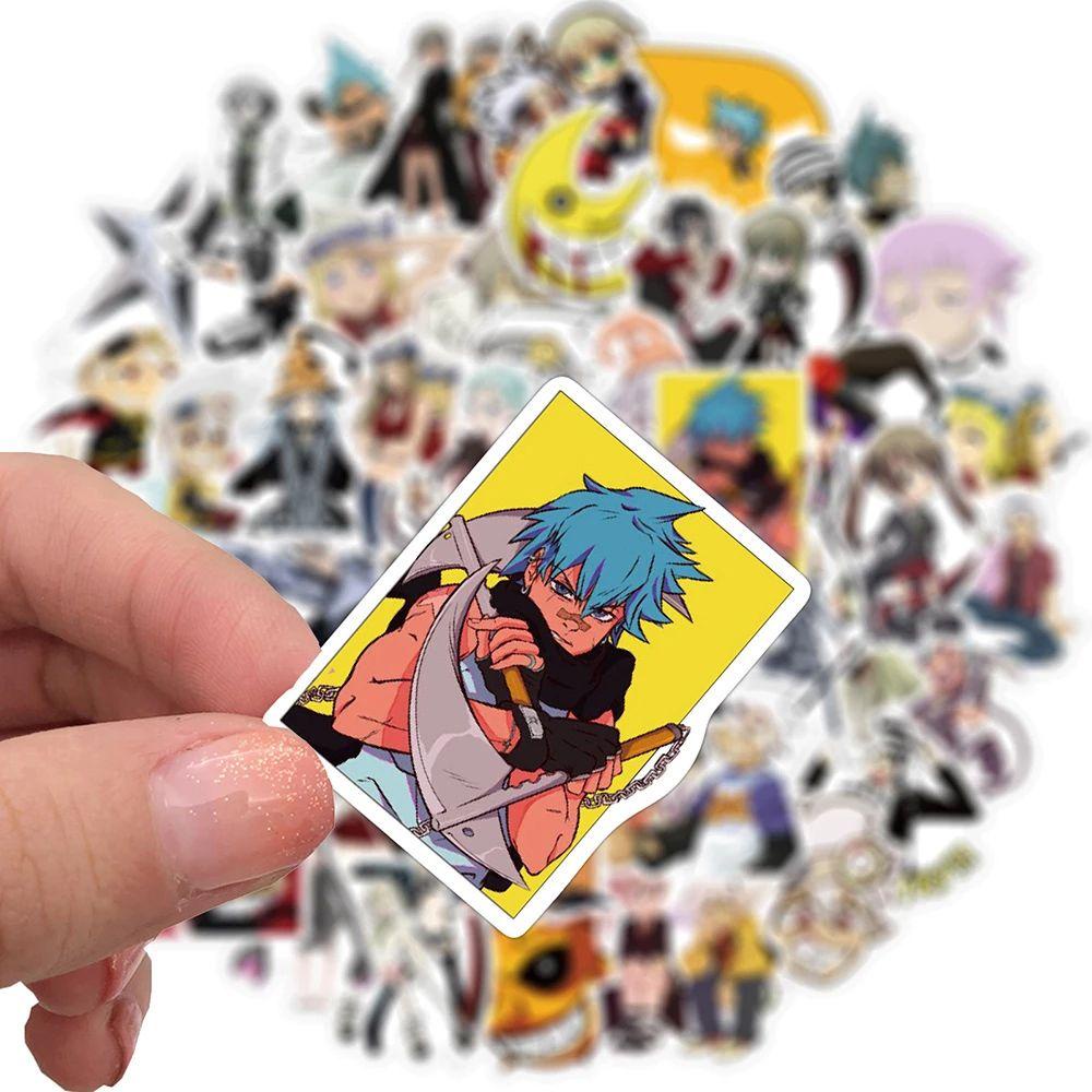 Mxbeauty Anime Stiker Hadiah Kawaii Stationery Sticker Stiker Koper Kartun Ponsel Dekorasi Skateboard Stiker DIY Scrapbooking