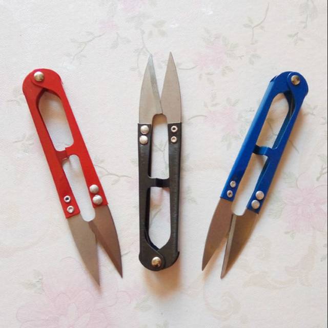 Gunting Bordir Garment | Gunting Buang Benang Besi Kecil | Pendedel Murah