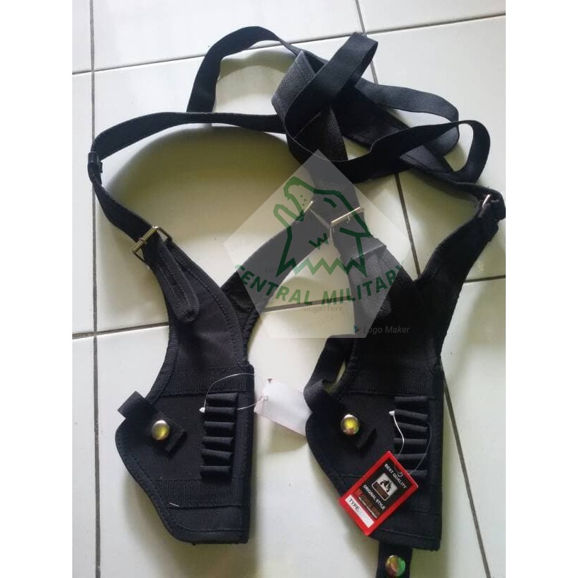 Sarung Pistol Ketiak/ Holster/ Aksesoris Menembak/ Airsoft