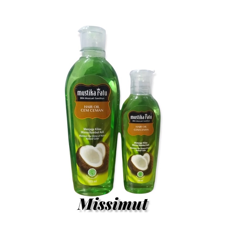 Jual Mustika Ratu Cem Ceman Ml Dan Ml Minyak Rambut Cemceman Hair Oil Shopee Indonesia