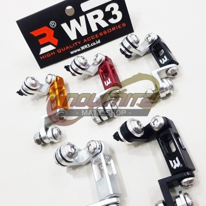 Breket Dudukan Tabung Minyak Oli Master Rem WR3 CNC Aluminium