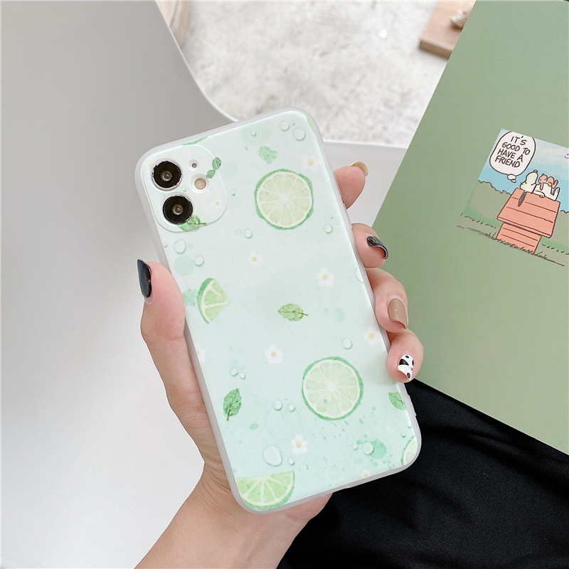 Case Samsung A50 A50s A30s A12 A52 A32 A72 A02s A51 A71 A21s A11 M11 J2prime J7prime A10s A20 A30 A10 A20s A750 M10 A70 A7 2018 3D Embossed Cute Fruit Lemon Soft TPU Cover Oppo A92 A52 A72 A53 2020 A33 2020 Reno4-Y3