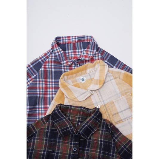 Celotehlittlegoods - Fubu - Kemeja Flannel Oversized Anak