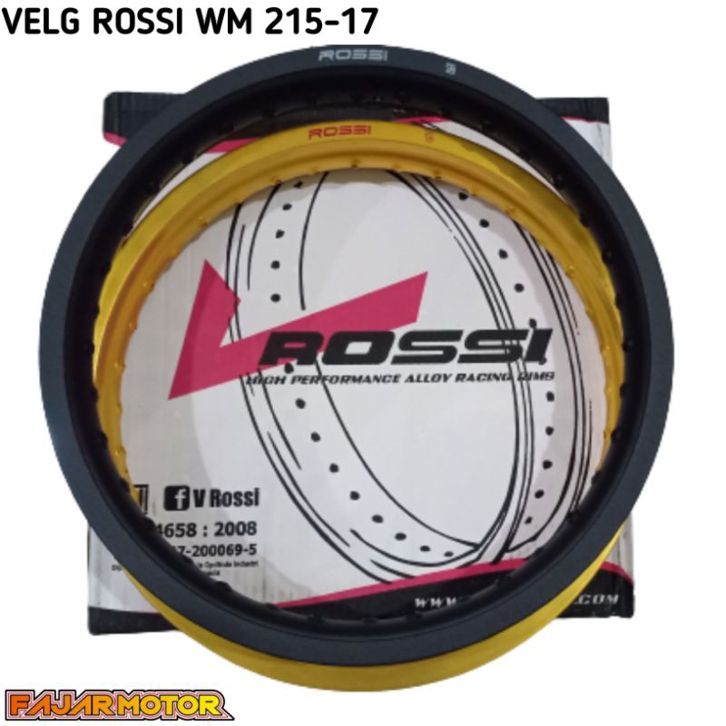 ROSSI VELG WM KOTAK 215 RING 17 ALLOY ALUMINIUM