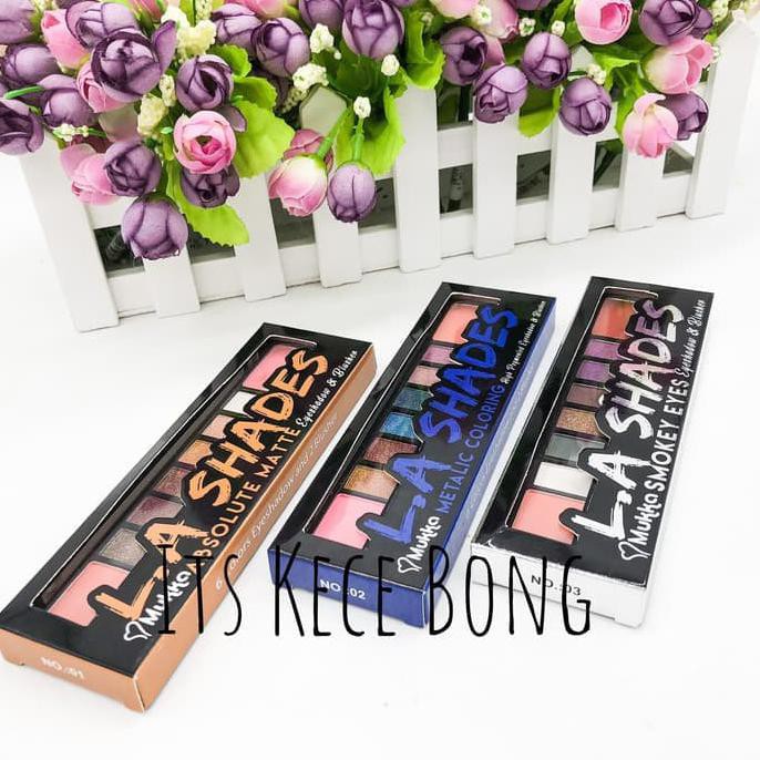 Promo MUKKA EYESHADOW & BLUSHER 7019 LA SHADES / L.A SHADES Berkualitas