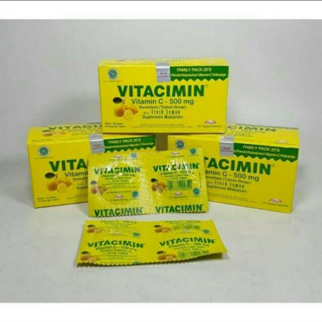 VITACIMIN 1 BOX LEMON ISI 20 ( 10 STRIP)