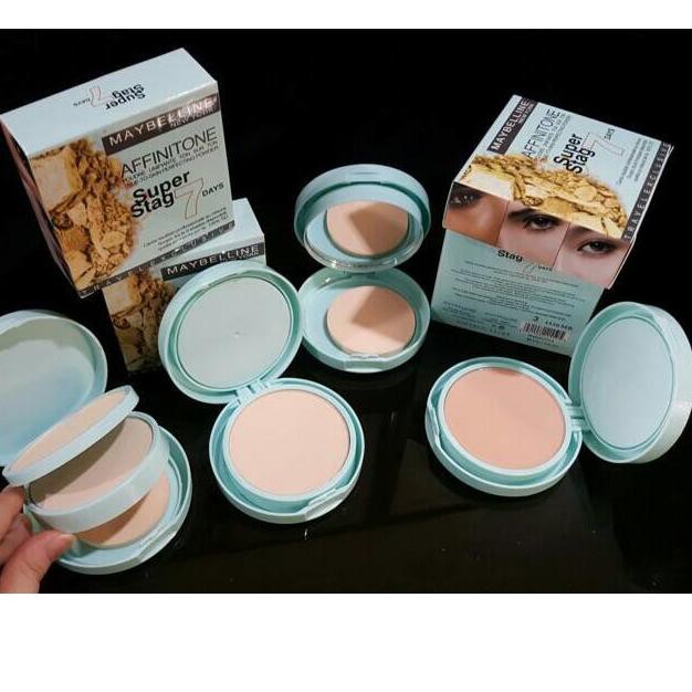 Paling Sesuai.. Bedak MAYBELLINE - Affinitone 2in1 Super Stag 7 Day Powder +foundation