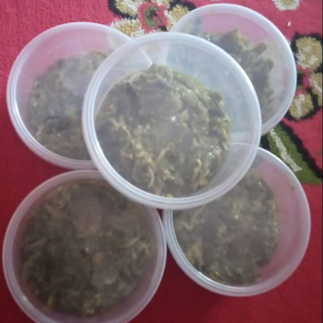 

Sambal Ijo teri medan makanan khas Padang isi kurleb 200gr