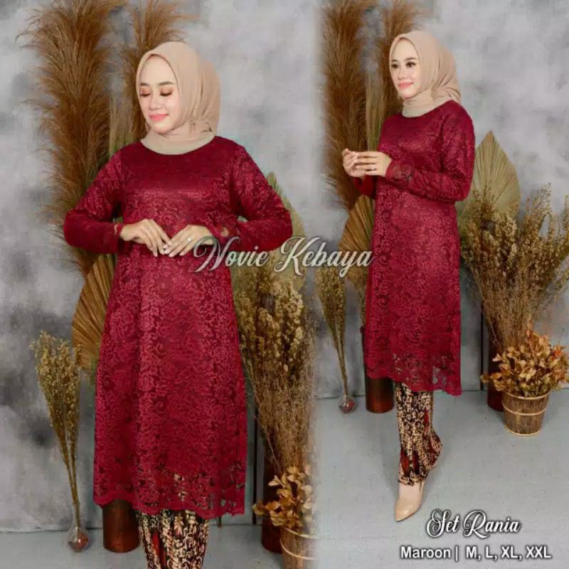 Kebaya Tunik Brukat - Tunik Brokat - Kebaya Pesta - Kebaya Terbaru