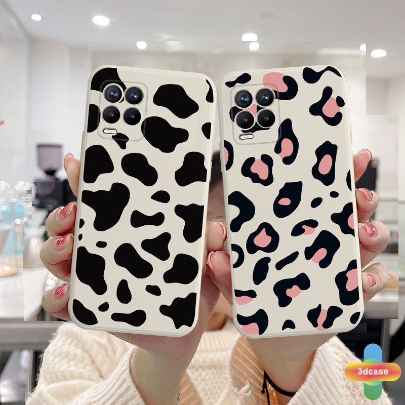 Soft Case Realme C11 2021 C21Y C15 C21 C25 C20 C3 C12 C25S 5 5S 5i C17 7i C1 C31 C35 C25Y C2 C3i 6i C20A realme Narzo 20 10 10A 20A 30A A54 A15 A16 A9 A5 A7 A5S A95 A53 A33 Y12 Y20 A12 Fashion Leopard Print Camera Lens Protection Case