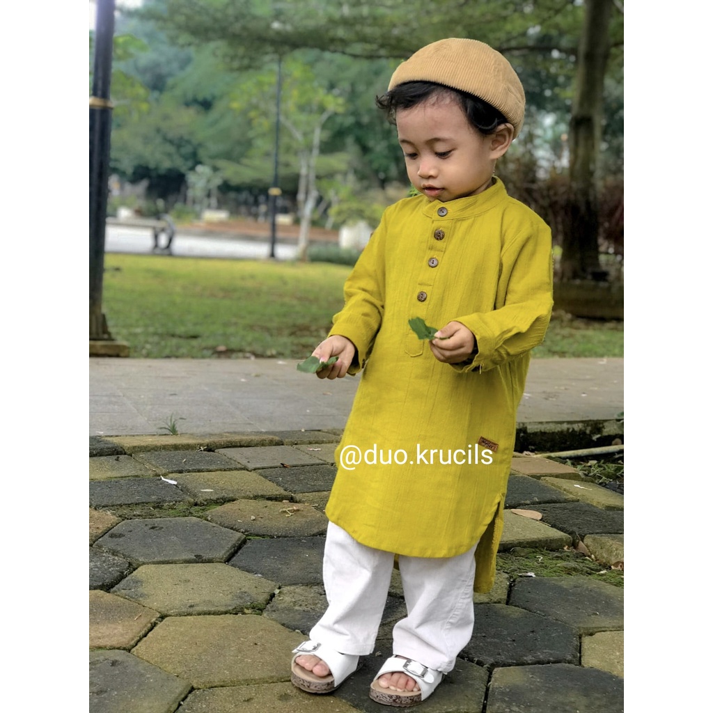 SERI WARNA B KURTA AL FATIH baju muslim anak by Mybee kids | DUO KRUCILS
