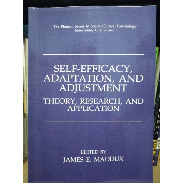 Jual SelfEfficacy, Adaptation, and Adjustment Theory, Research, and