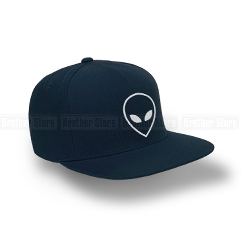 Topi Snapback Alien White Premium