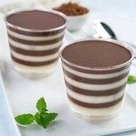 Pudding zebra cup Holland Bakery