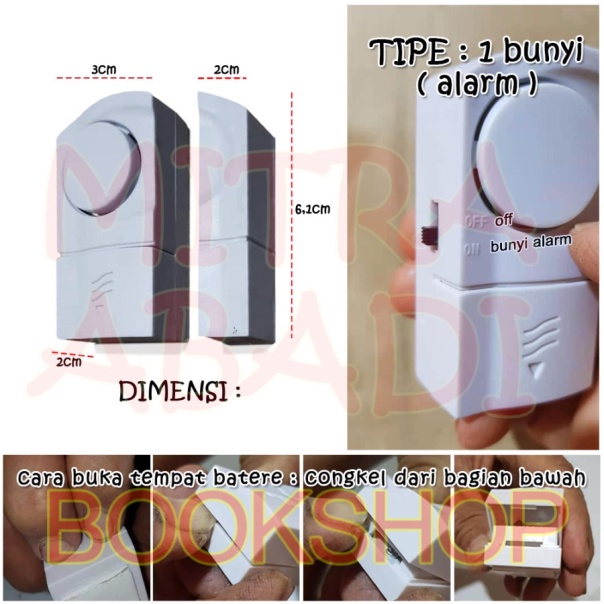 Alarm Anti Maling / Door Window Entry Alarm Home Security Alarm