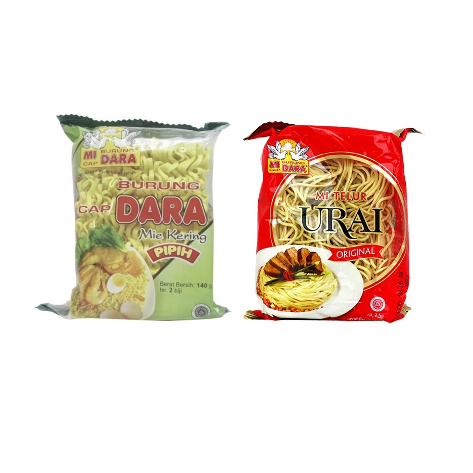 

CAP BURUNG DARA Mie Instan (ORIGINAL / PIPIH) 140gr