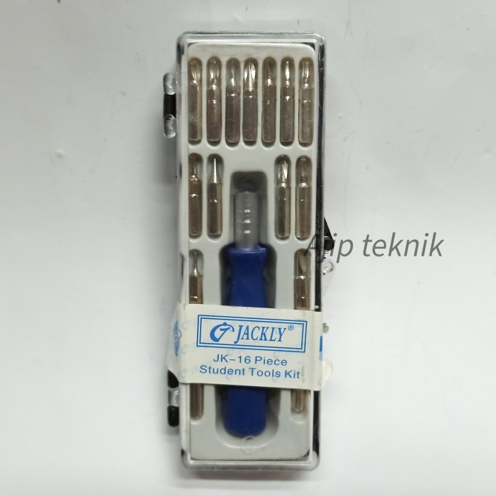 Obeng 16in1 jackly set komplit multifungsi murah