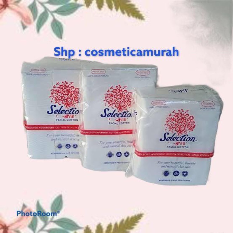 cosmeticamurah - SELECTION KAPAS FACIAL COTTON ROUND STERIL - KAPAS KECANTIKAN