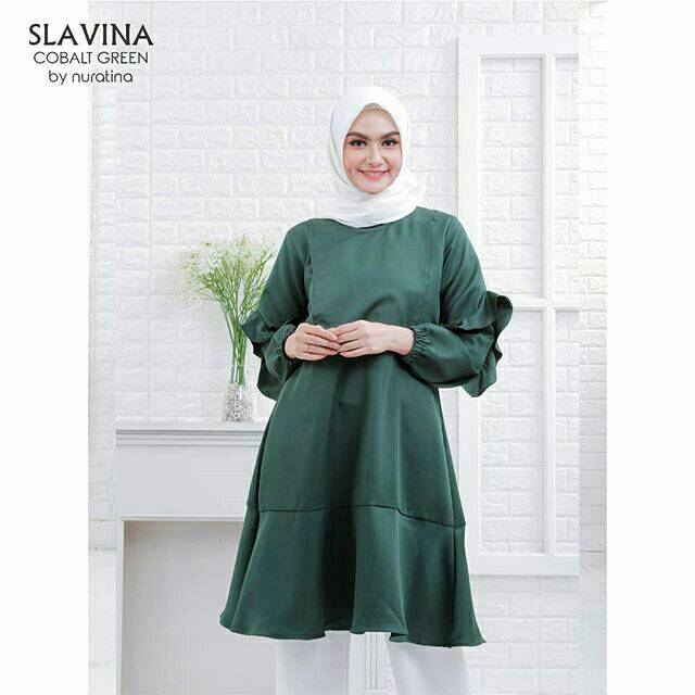 Baju menyusui tunik Slavina || nursingwearmommy