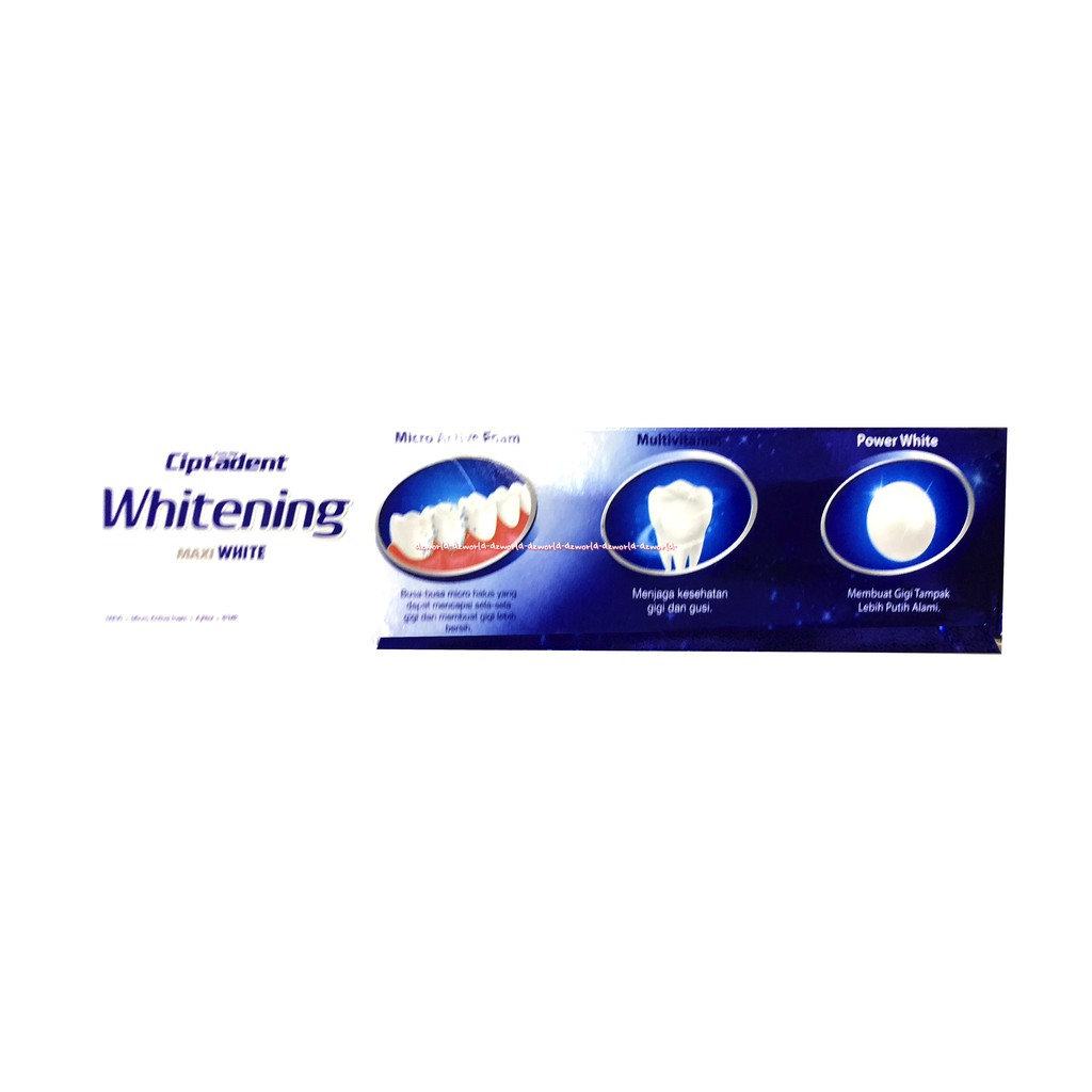 Ciptadent 190gr Whitening Maxi White Odol Pasta Gigi Toothpaste Tooth paste Cipta dent Odol Untuk Gigi Putih Alami