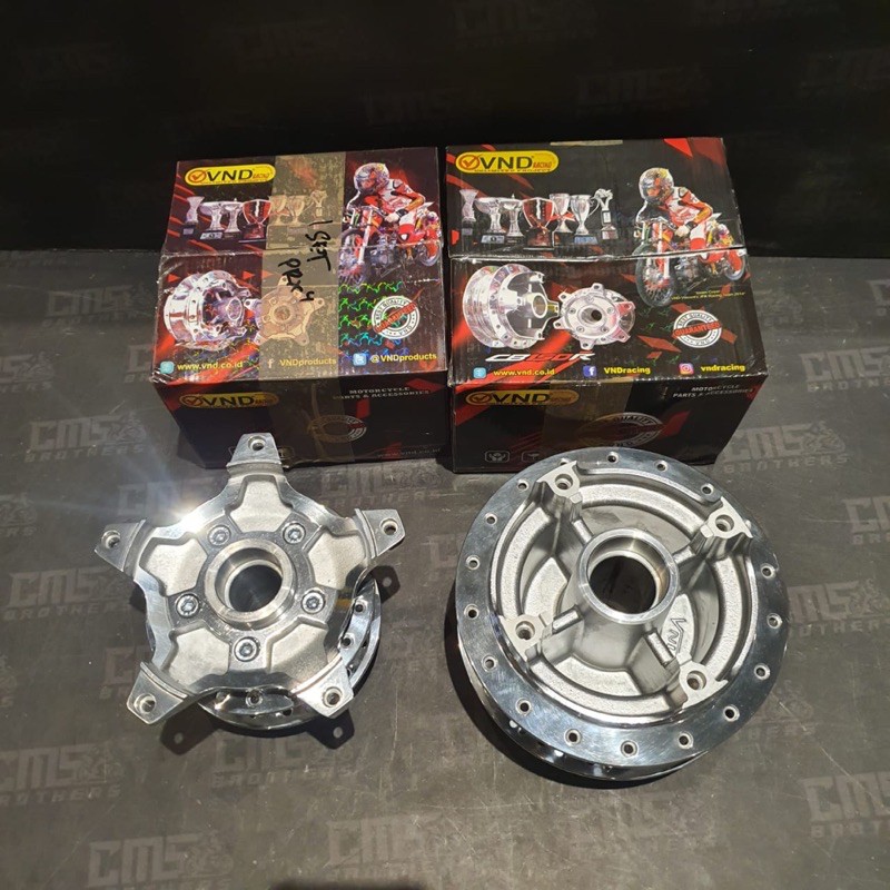 Tromol Set VND Depan Belakang All New CB 150R Chrome
