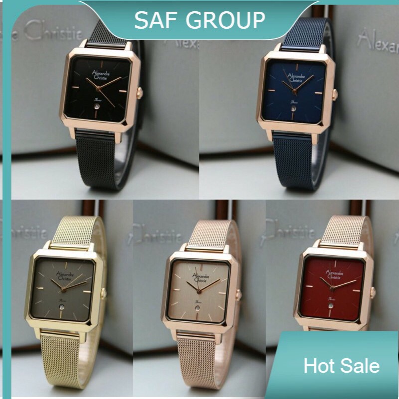 JAM TANGAN WANITA ALEXANDRE CHRISTIE AC 2911 AC2911 RANTAI PASIR ORIGINAL by plp
