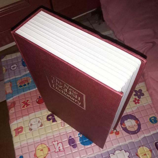 Size M - Deposit Box Kotak Penyimpan Uang Atau Perhiasan Model Buku