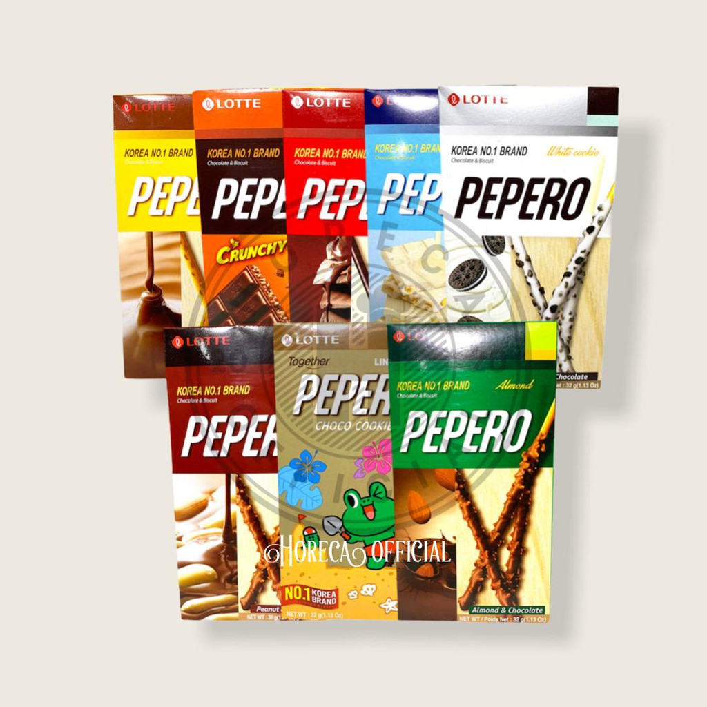 

LOTTE PEPERO STICK BISKUIT 32 GRAM / WAFER STICK 32 GRAM ANEKA RASA