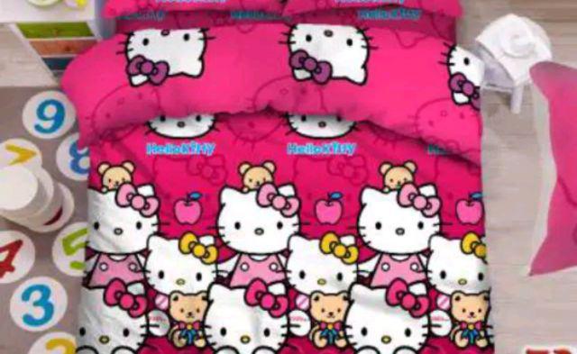 Fata_seprei Sprei Hello Kitty Apel Uk.180x200/160x200