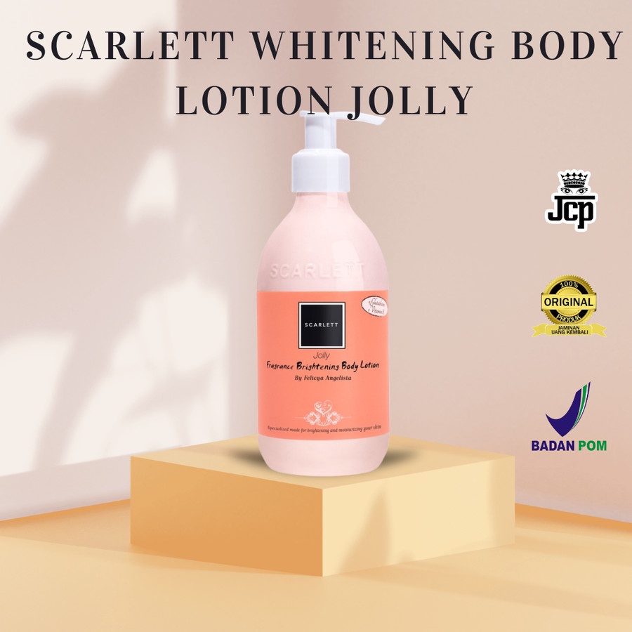 SCARLETT Whitening Body Lotion Jolly 100% Original