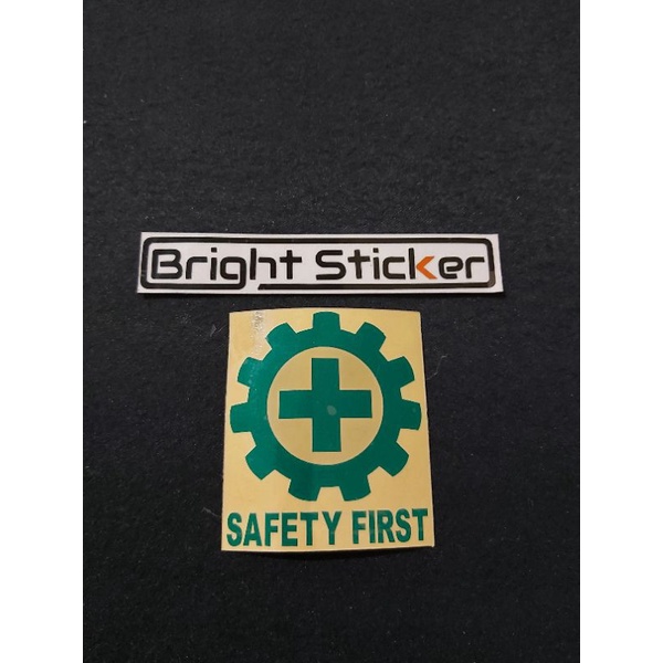 STICKER LOGO K3 SAFETY FIRST CUTTING